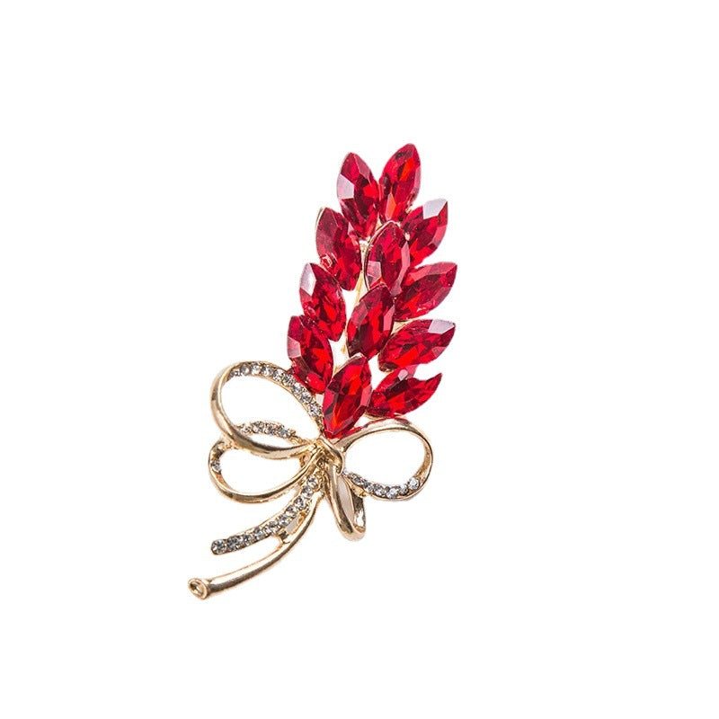 Eleganter Brosche mit Kristallen Brehn