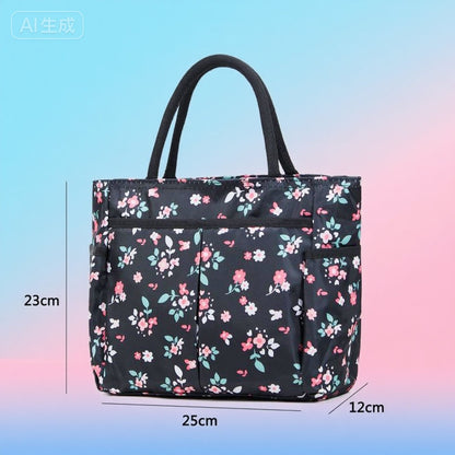 Blumenmuster Mehrfach-Taschen Einkaufsbörse Brehn