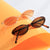 Vintage-inspirierte ovale Sonnenbrillen Brehn