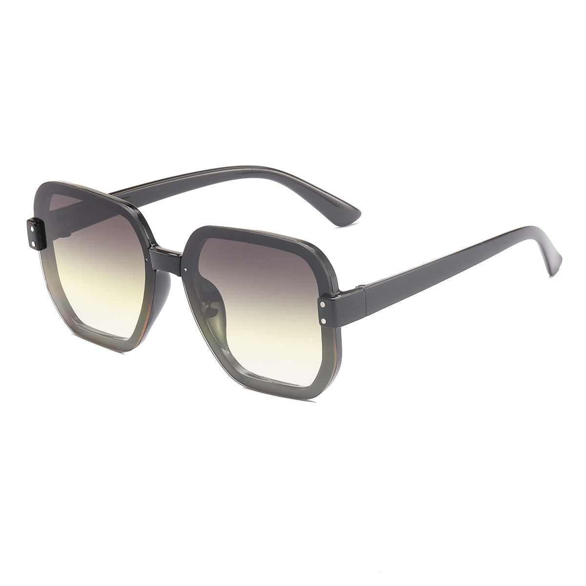 Damen modische quadratische Sonnenbrille mit gradienten Gläsern Brehn