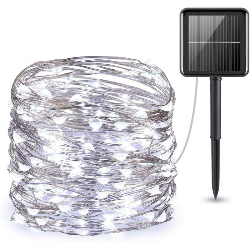 Ultra-flexible Solar Micro-LED Lichterkette mit wasserdichtem Bodenmontage-Panel Brehn