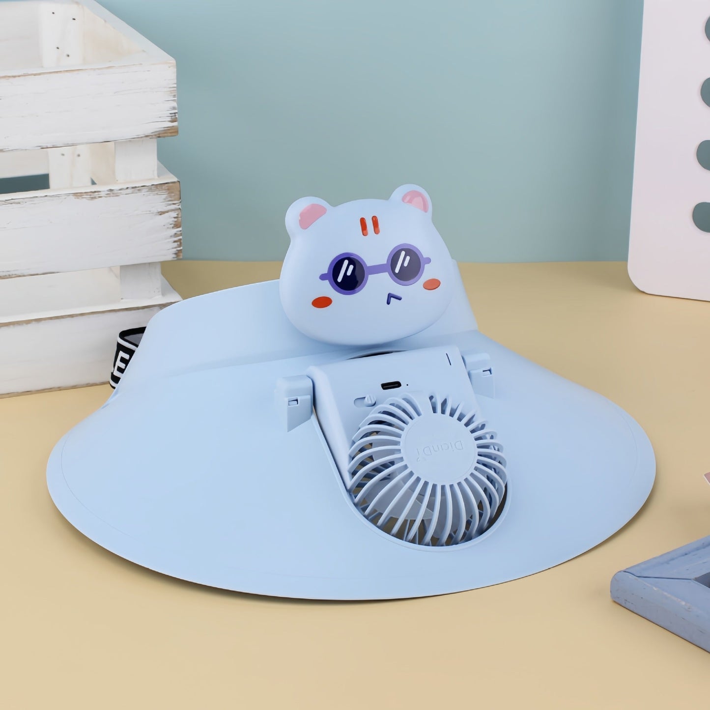 Damen Bequemer Tischventilator mit Verspielt Design Brehn