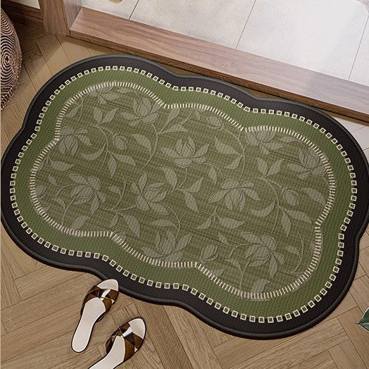 Blumen Design Rutschfeste Badematte