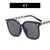 Damen oversized Sonnenbrille mit modischem Kettendetail Brehn