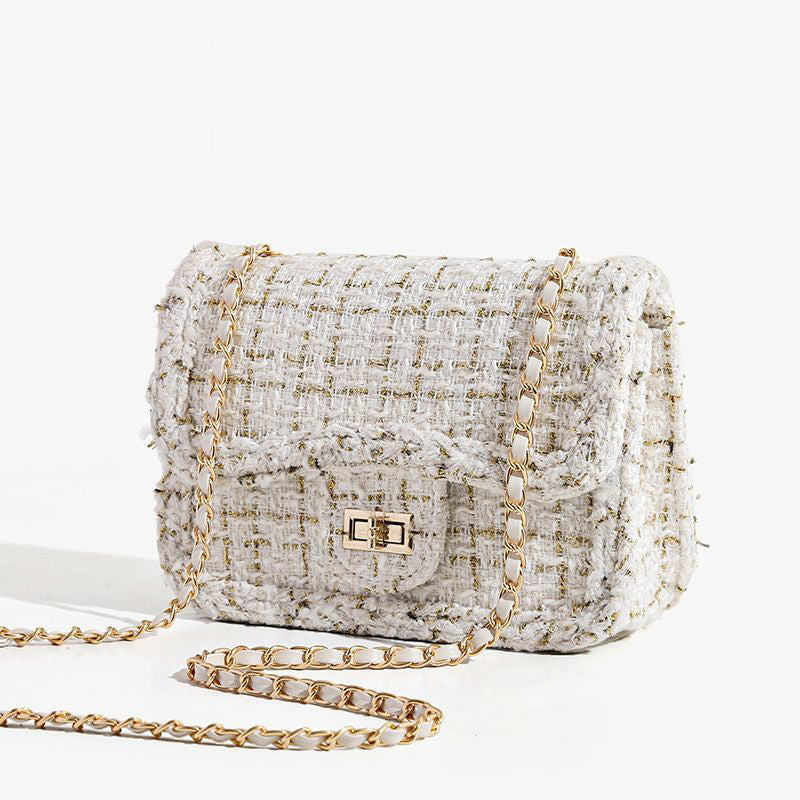 Elegante Tweed Umhängetasche Brehn