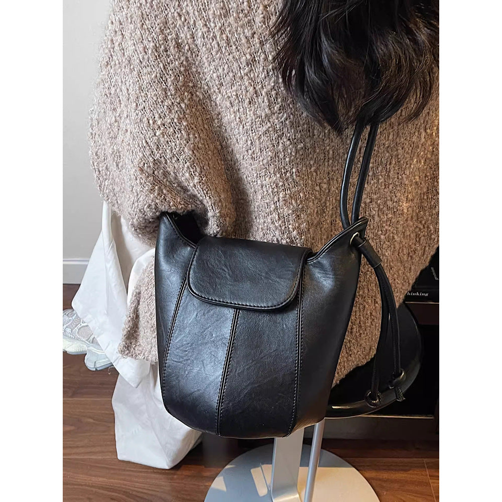 Bohemian Leder Eimer Tasche Brehn