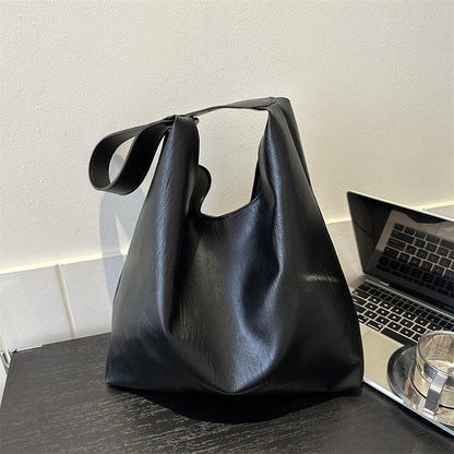 Stylishe Leder Hobo Tasche