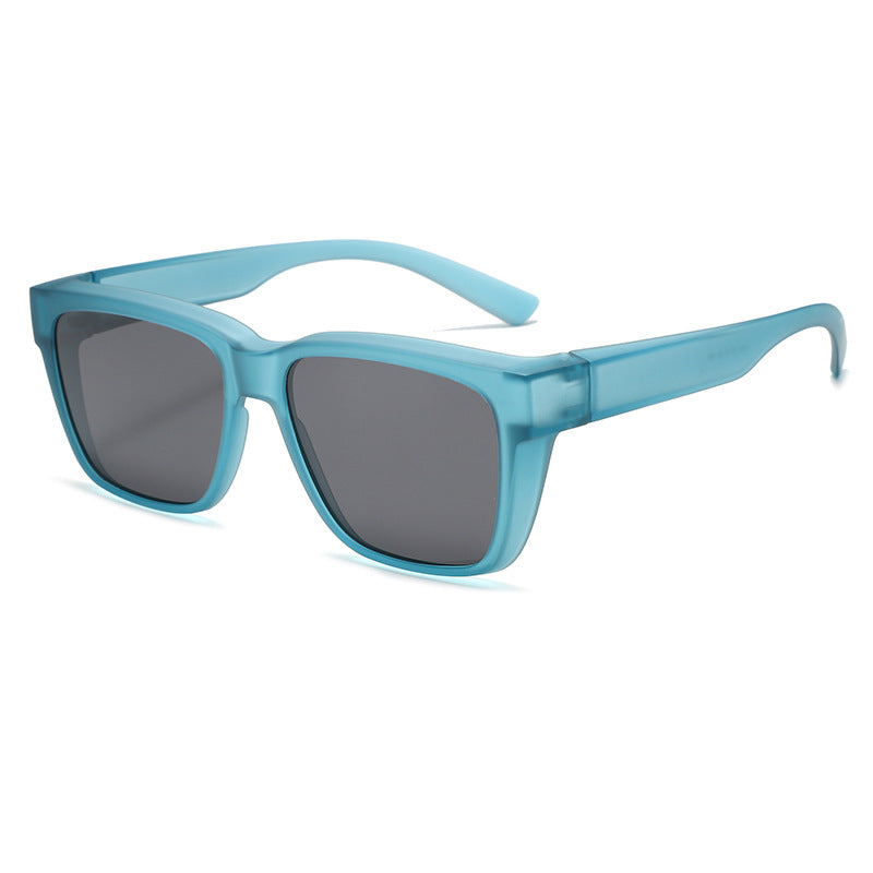Damen moderne quadratische Sonnenbrille mit robustem Rahmen Brehn
