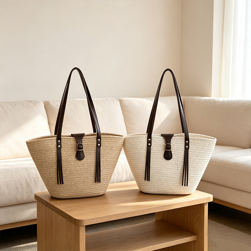 Stylische Gewebte Strandtasche Brehn