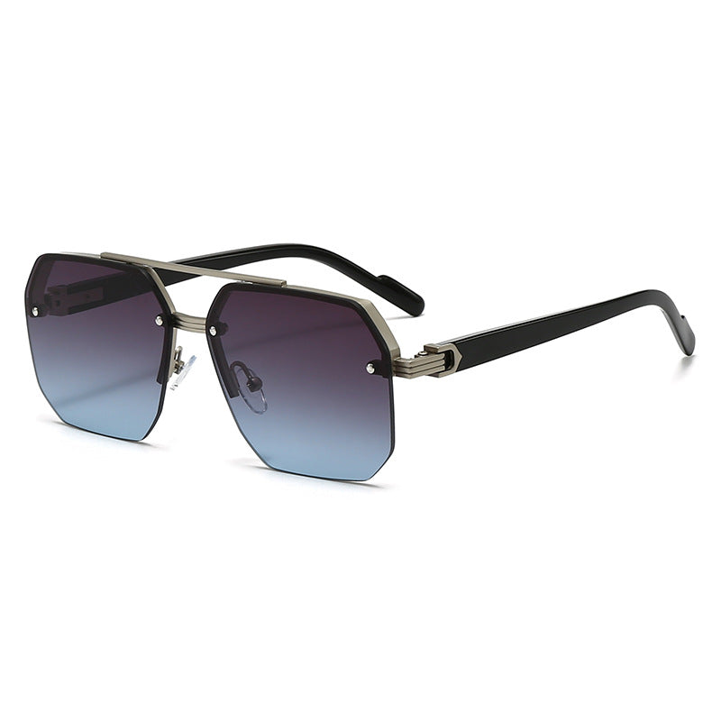 Damen modische Sonnenbrille im trendigen Sechseck-Design Brehn