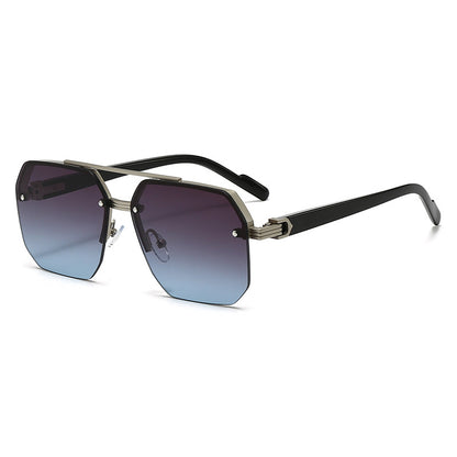 Damen modische Sonnenbrille im trendigen Sechseck-Design Brehn