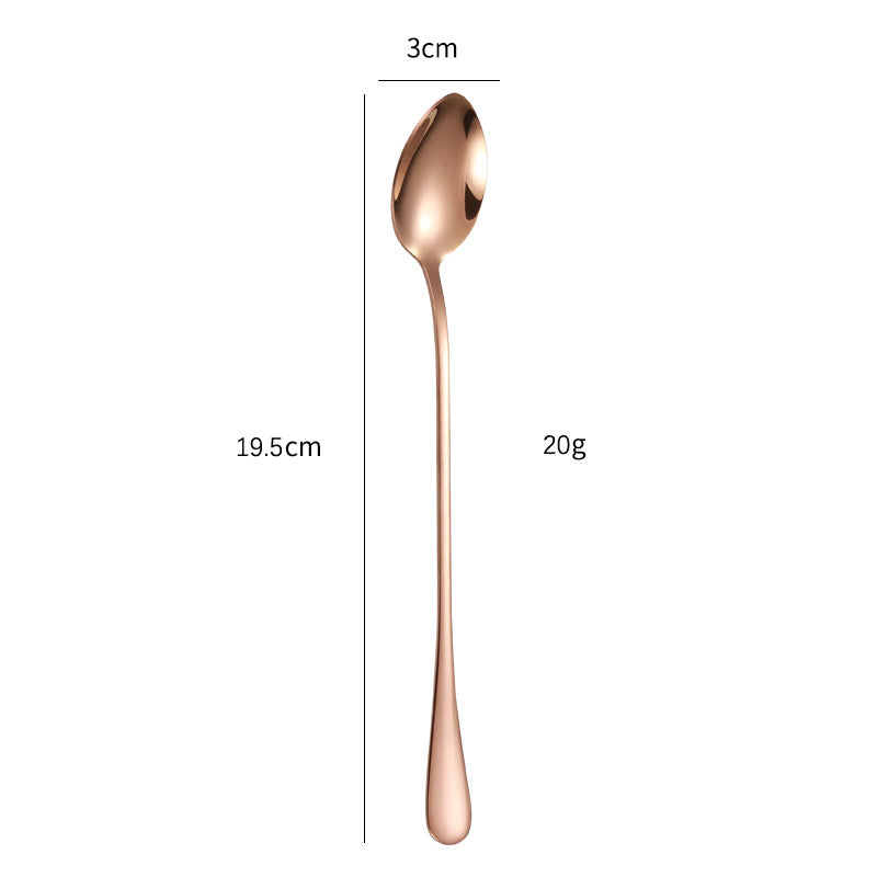 Eleganter Teelöffel mit Polierter Goldoberfläche Brehn