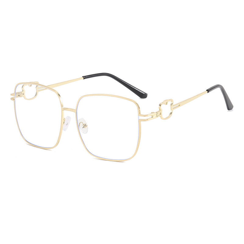 Damen modische quadratische Brille mit einzigartigen Akzenten Brehn
