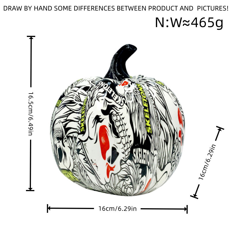 Kunstvolle Halloween Kürbisfigur Brehn
