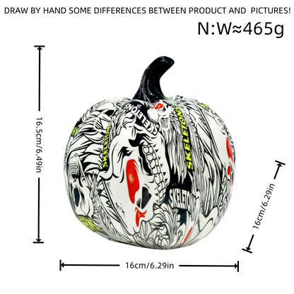 Kunstvolle Halloween Kürbisfigur Brehn