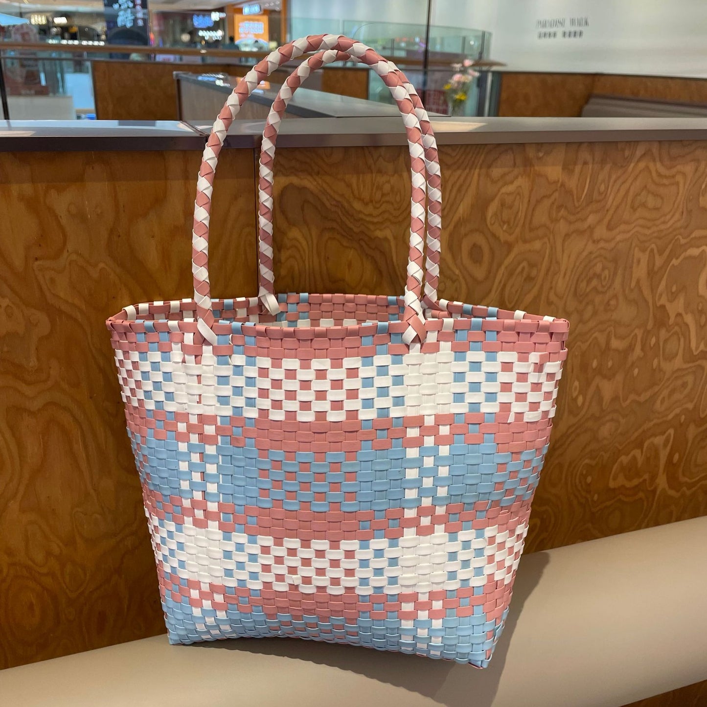 Handgewebte Einkaufs- und Strandtasche Brehn