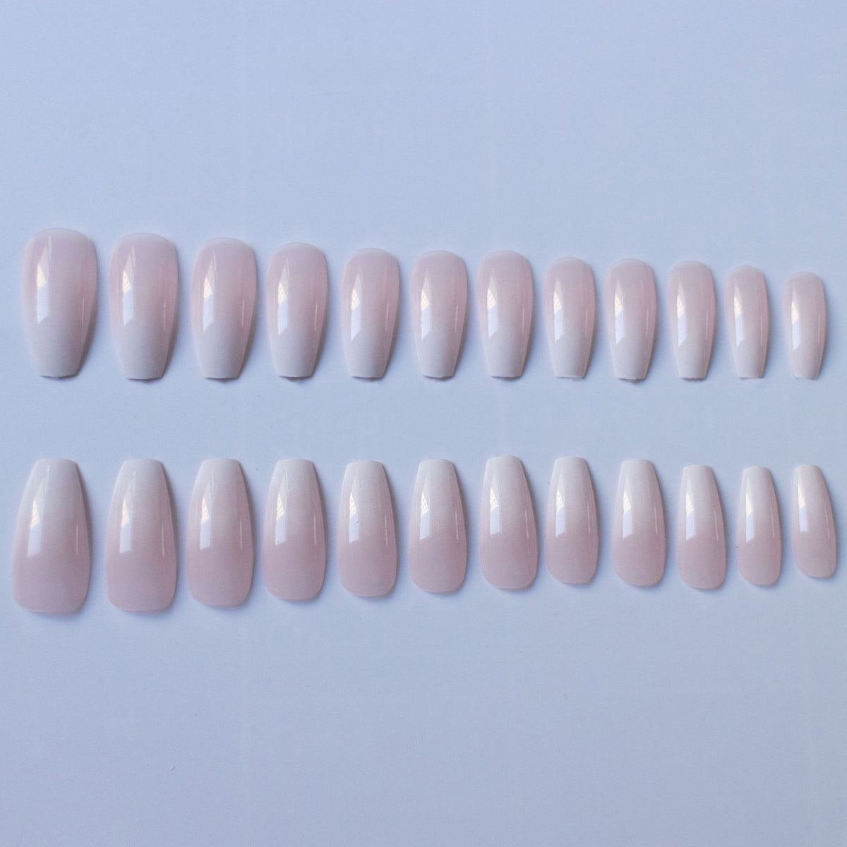 Elegante Faux-Mandel-Form Druck-Nägel