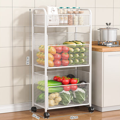 Rolling Kitchen Storage Rack Brehn