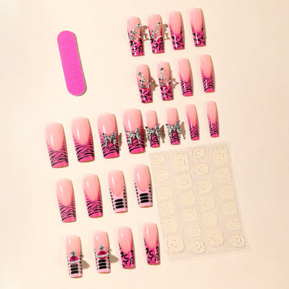 Glamorous 3D Glitter Nail Art Extensions Brehn