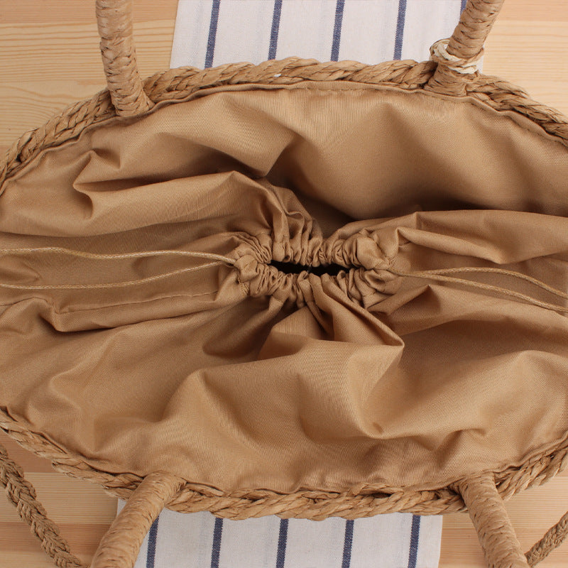 Modische Korbtasche mit Elegantem Quasten-Design Brehn