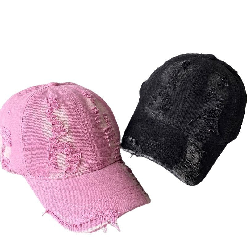 Damen Vintage-inspirierte, verwaschene Baseballkappe Brehn