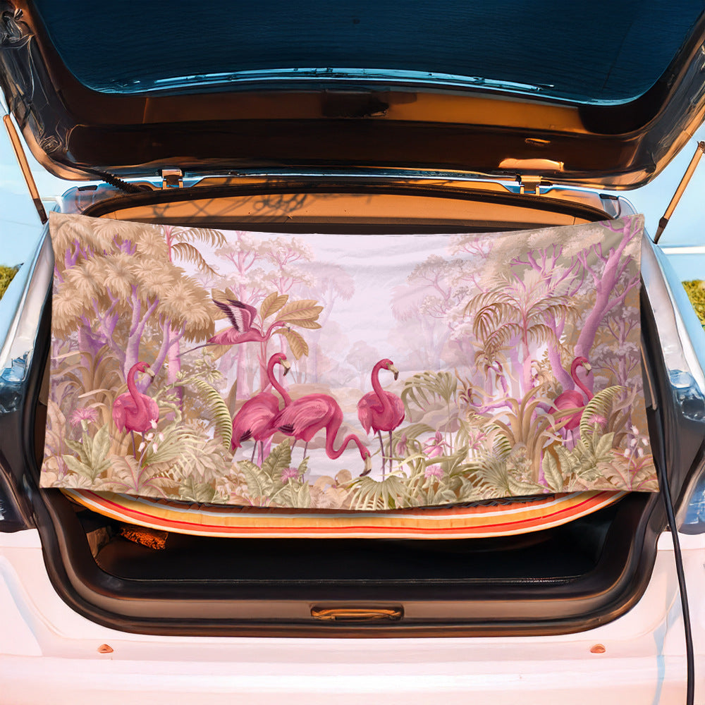 Kofferraummatte mit kreativem Flamingo-Design Brehn
