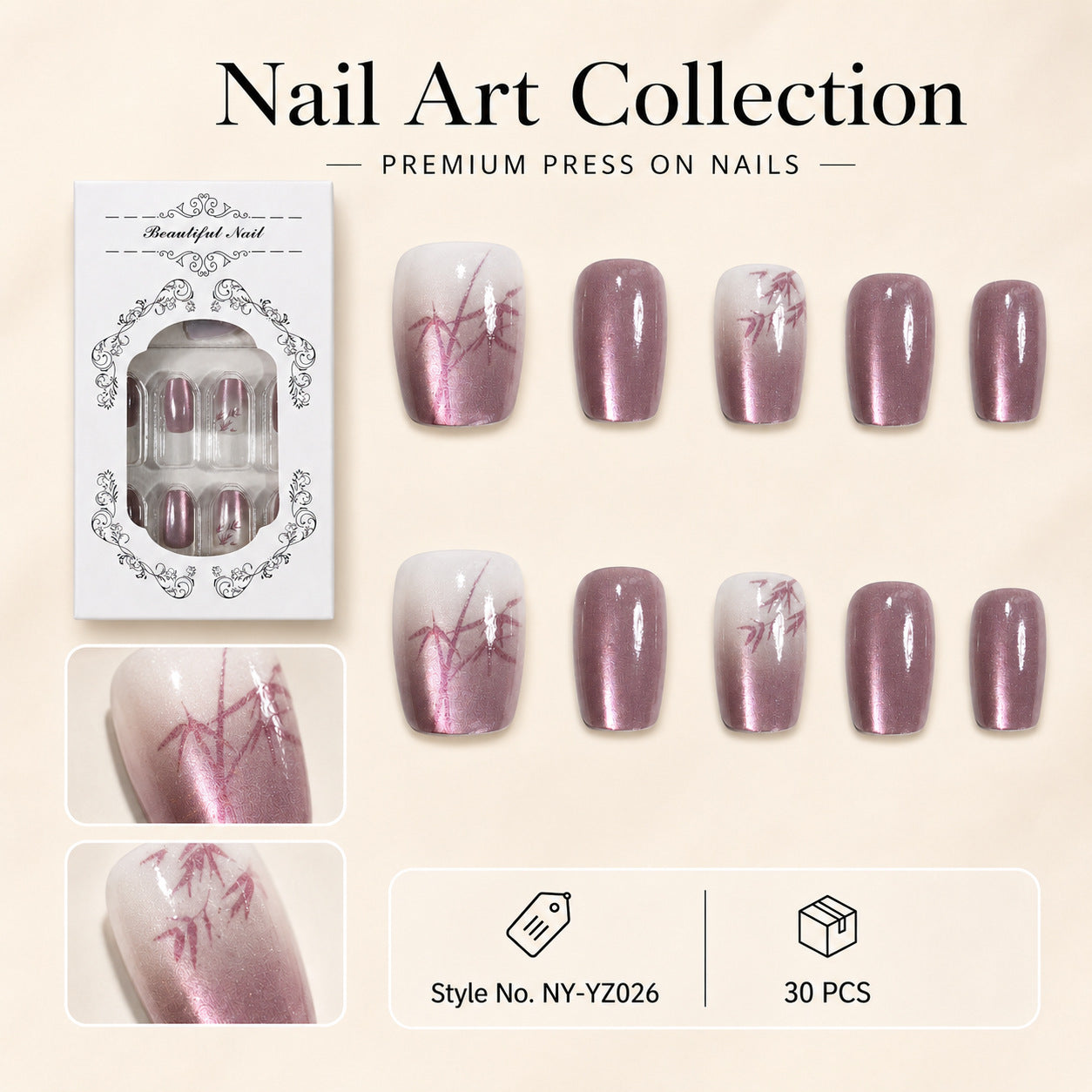 Premium Nagel Kunst Set Brehn