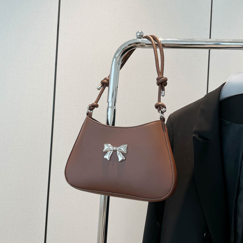 Elegante Bow-Detail Umhängetasche Brehn