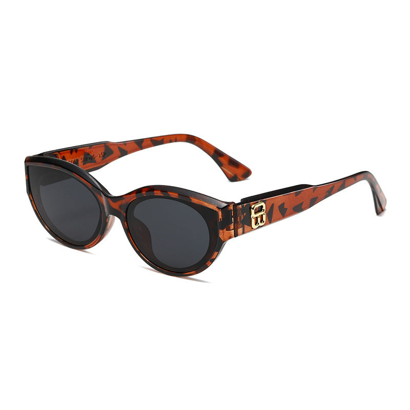 Damen trendige Cat-Eye Sonnenbrille mit luxuriösem Design Brehn