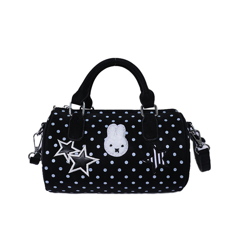 Spaß Bestickte Polka Dot Handtasche Brehn