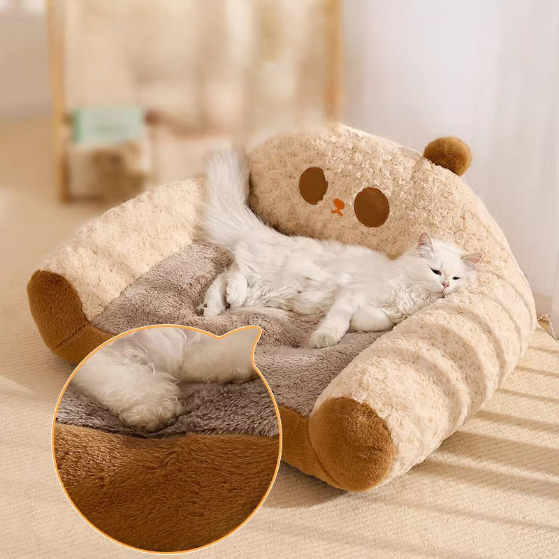 Plüsch Bär-förmiges Hundebett
