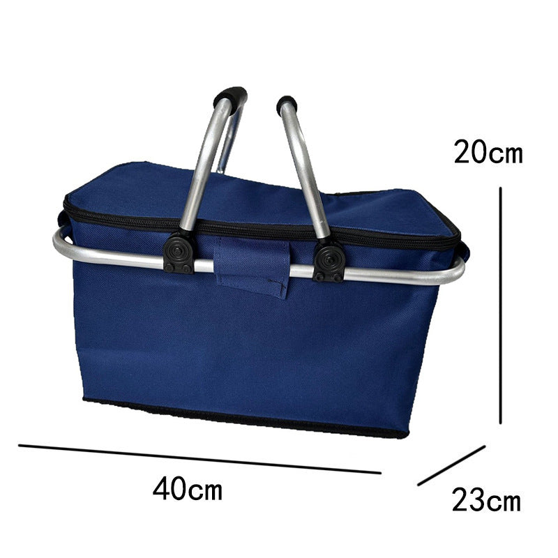 Kühltasche mit Robustem Aluminiumrahmen und Isolierendem Innenfutter Brehn