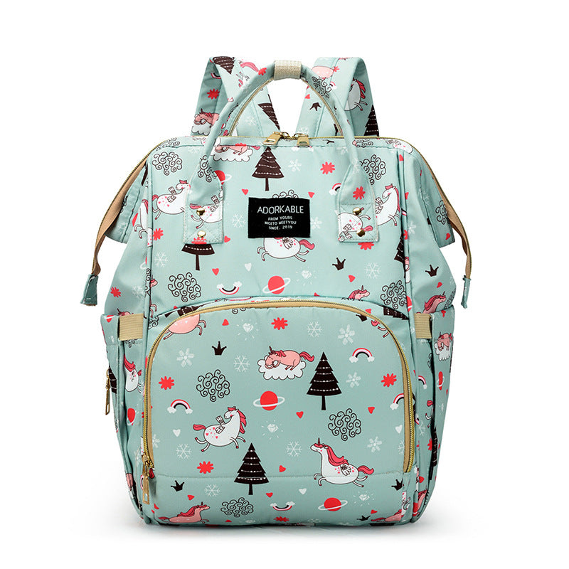 Verspielt Einhorn Druck Windel Rucksack Brehn