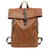 Vintage Leder Roll-Top Rucksack Brehn