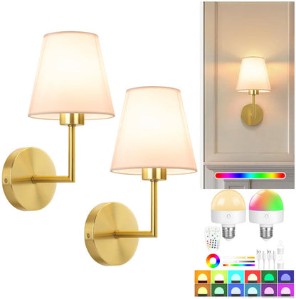 Wandmontierte Lampe