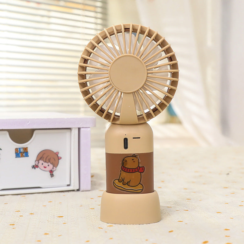 Damen Tragbarer Handventilator mit LED-Beleuchtung und kinderfreundlichem Design Brehn