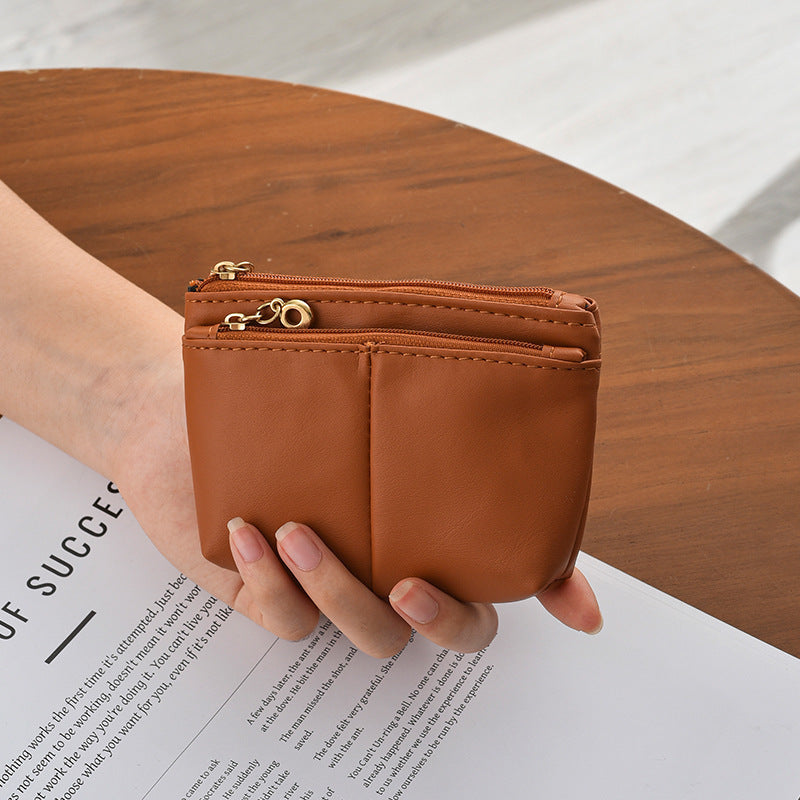 Kompakte Reißverschluss-Münztasche Brehn