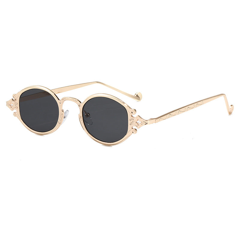 Modische Sonnenbrille mit Eleganter Geschwungener Fassung Brehn