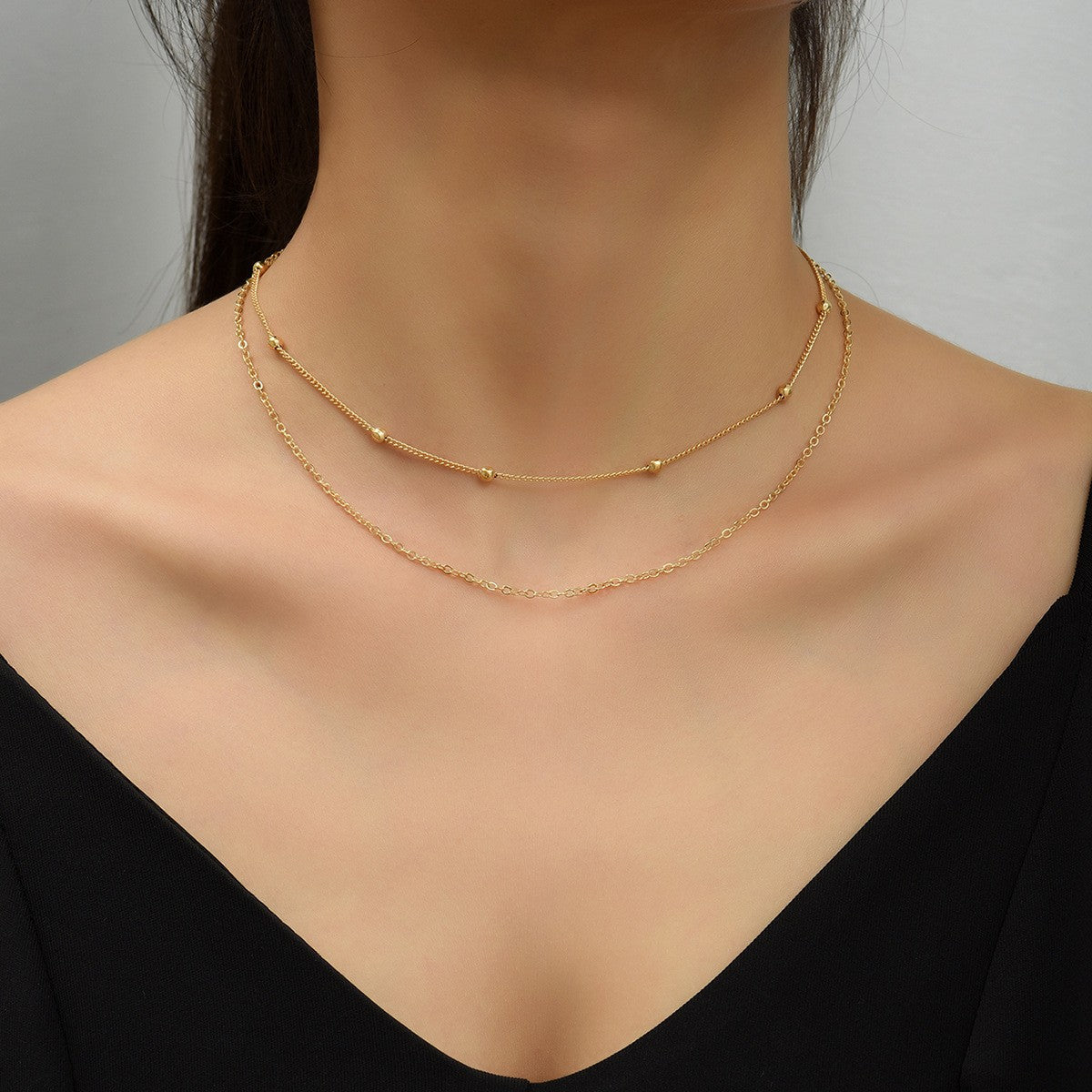 Elegante Schicht-Halskette Brehn