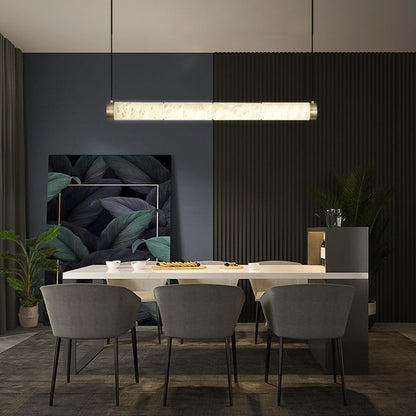 Moderne lineare Pendelleuchte