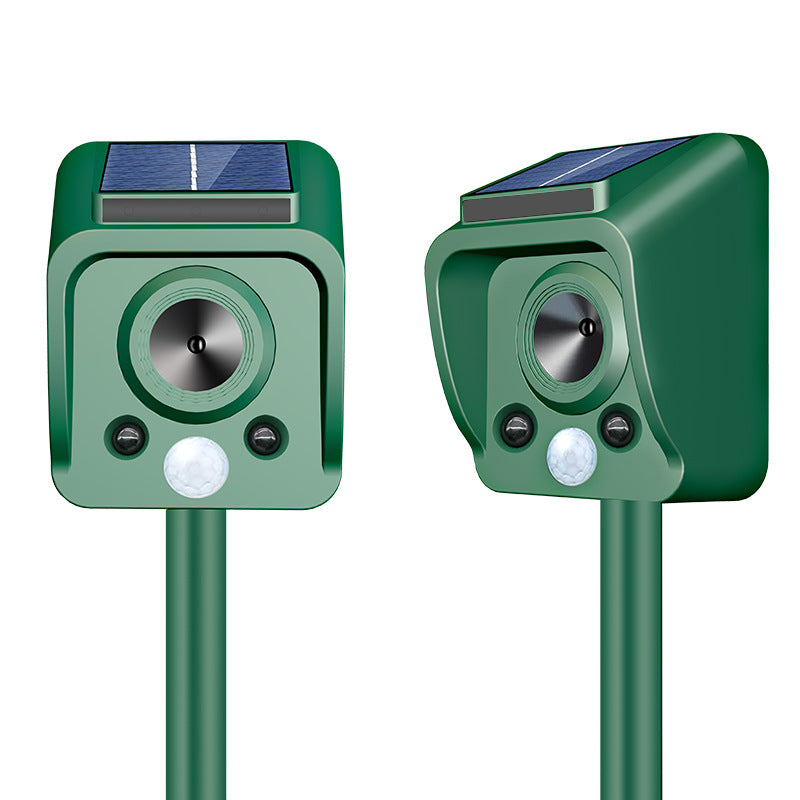 Solarbetriebenes Hochfrequenz-Tierabwehrgerät Brehn