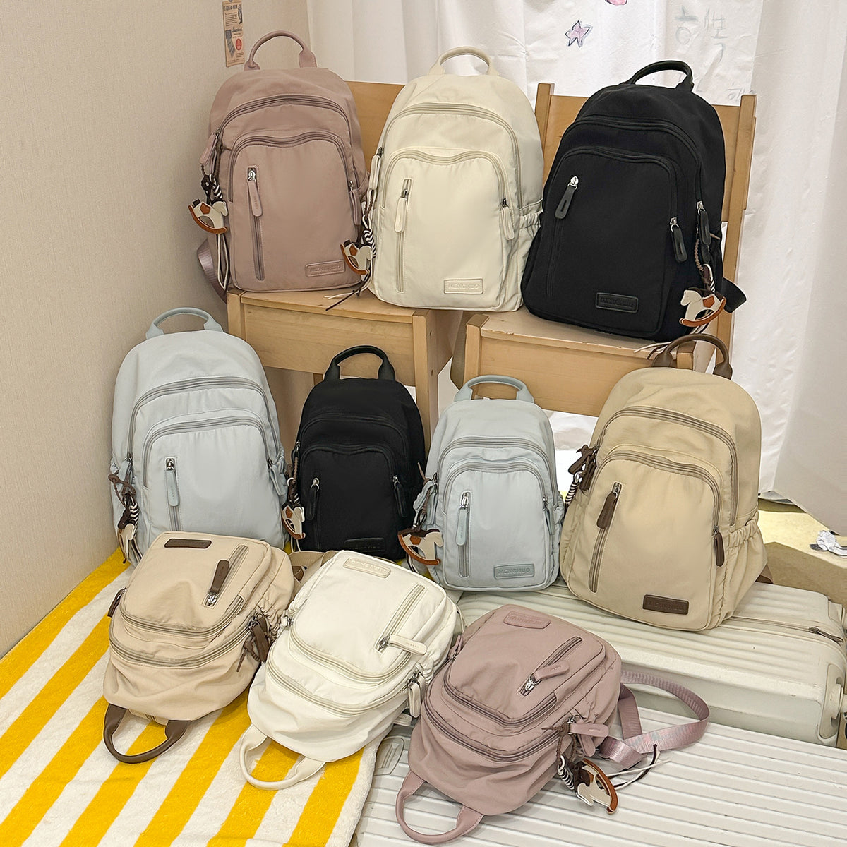 Vielseitiger Canvas-Rucksack Brehn