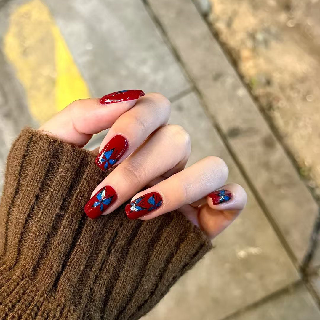Künstlerisches Floral Nagelkunstset  1790957617