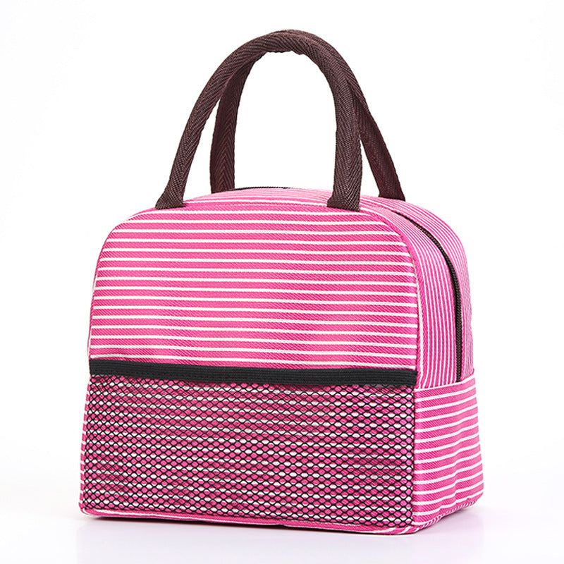 Isolierte gestreifte Lunch-Tasche Brehn