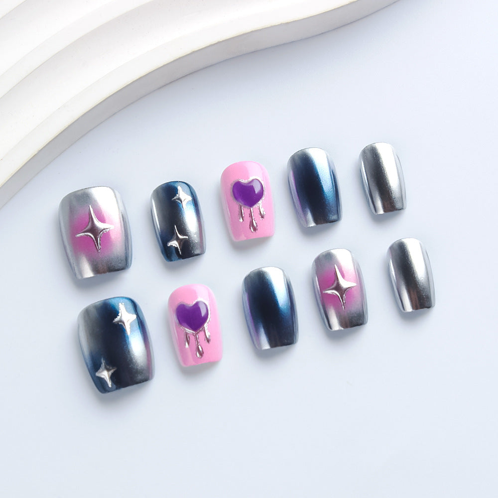 Himmlisches Press-On Nagelkunst Set Brehn