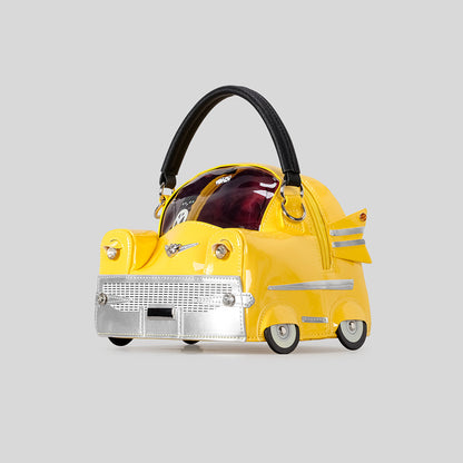 Verspielte taxi-förmige Handtasche