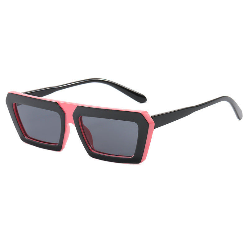 Damen modische Sonnenbrille mit markantem eckigen Rahmen und polarisierenden Gläsern Brehn