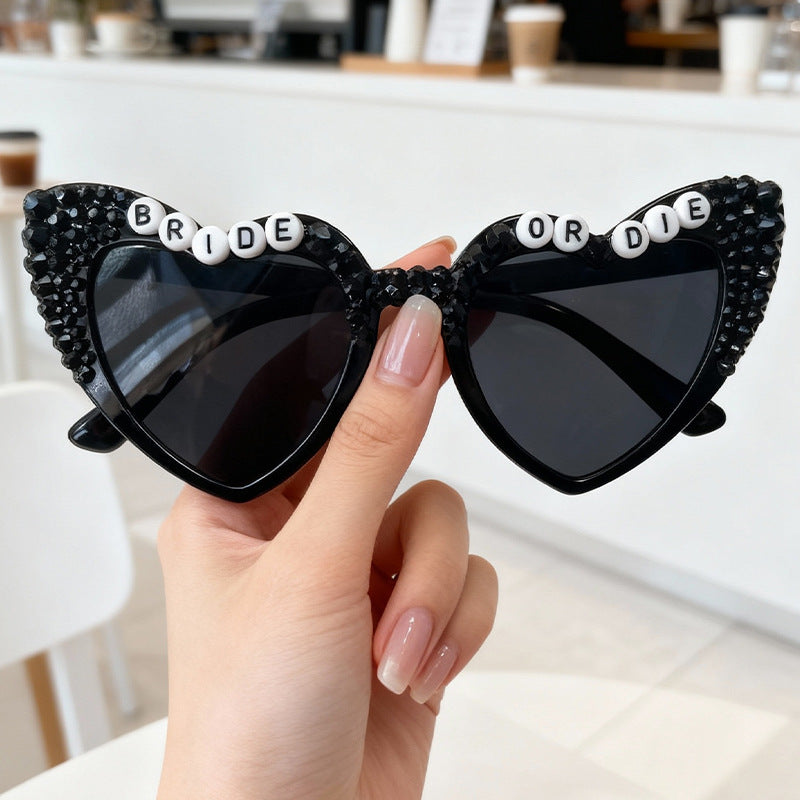 Statement Herzrahmen Sonnenbrille Brehn