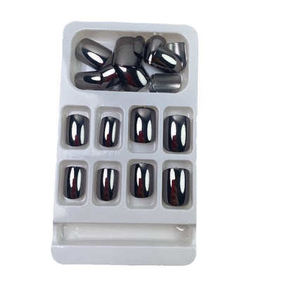Premium Glänzendes Press-On Nagelset Brehn