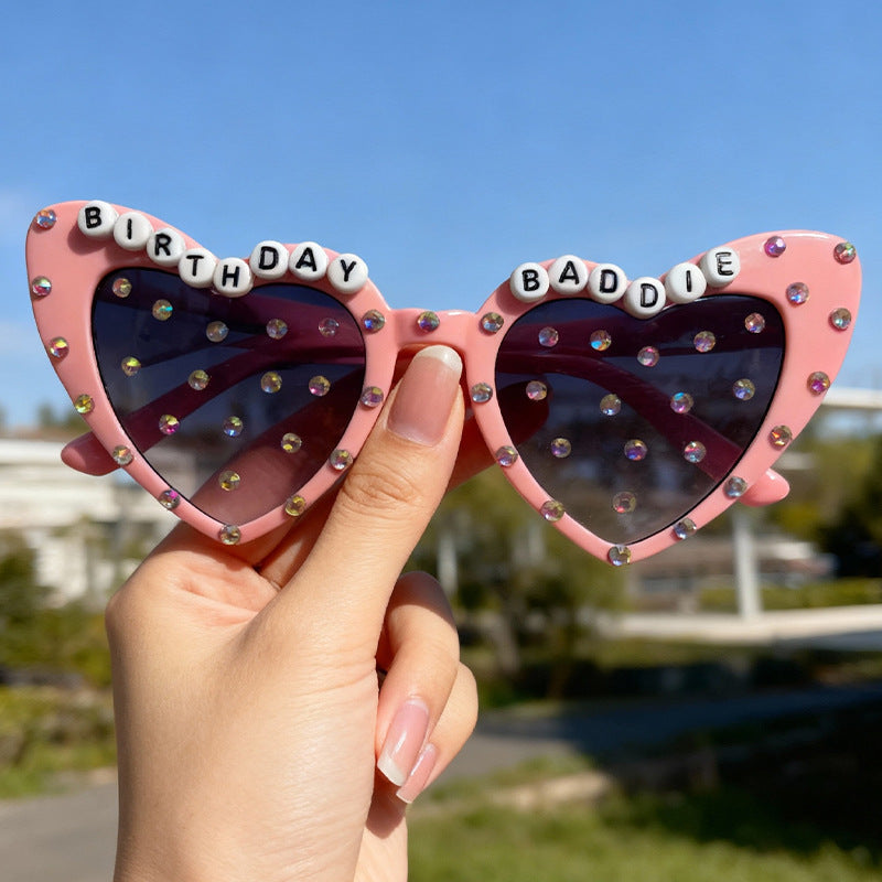 Herzförmige Statement-Sonnenbrille Brehn